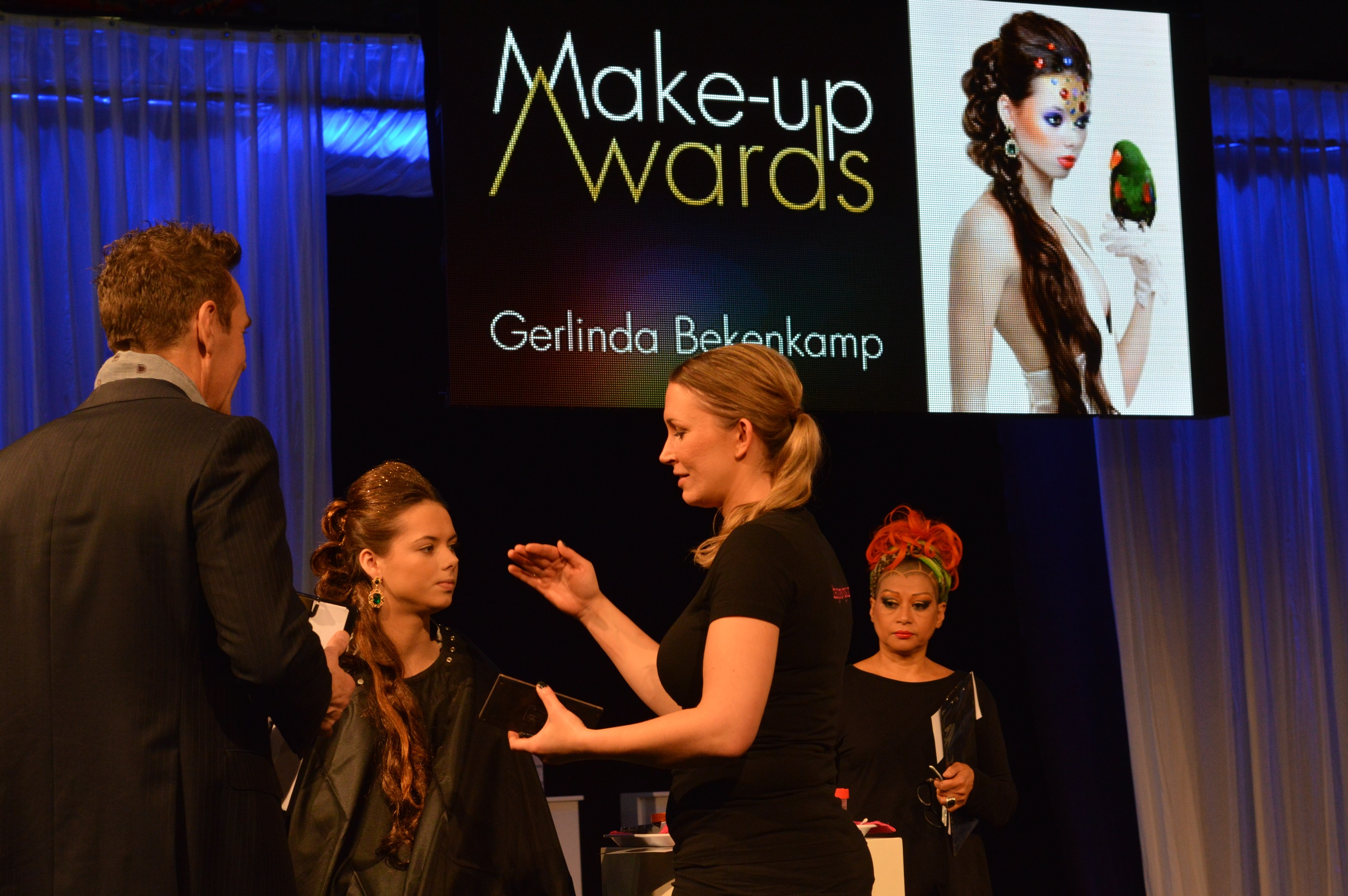 Ook nog even in beeld tijdens de make up awards - Blog Carine Belzon Fotografie